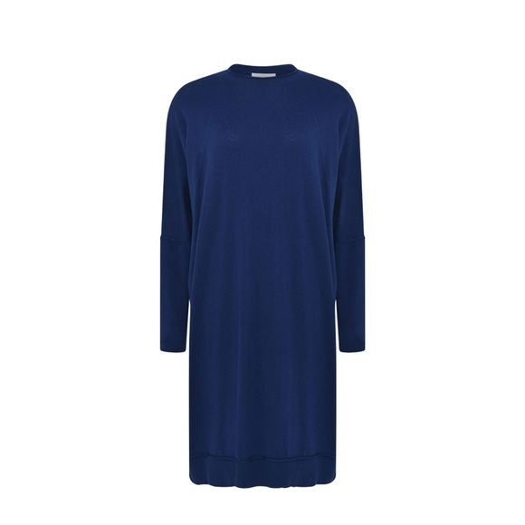 Noen cotton‎ cashmere blend blue dress. Medium - Picture 1 of 9